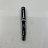 Conway Stewart Churchill "Sir Winston" London Smoke Gray Celluloid Fountain Pen Limited Edition  - Flexible Fine 18kt Gold Nib