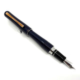 Pilot Blue Lacquered Bamboo Design Fountain Pen
