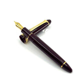 Sailor Maroon 1911 Large Fountain Pen - Medium 21kt Gold Nib