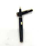 Montblanc Classic Black Resin Fountain Pen - Ca. 1980