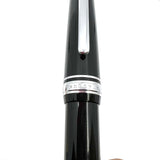 Sailor Black Mini Professional Gear Slim Fountain Pen - Fine 14kt Gold Nib