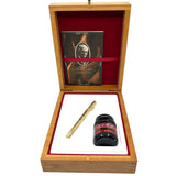 Sheaffer Commemorative Limited Edition Gold-Plated Fountain Pen - Medium 18kt Gold Nib