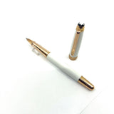 Montblanc White Solitaire Red Gold-Plated Classique Rollerball