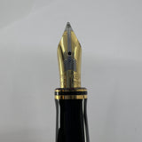 Parker International Duofold Green Marble Fountain Pen  - Medium 18kt Gold  Nib