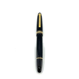 Montblanc Black Meisterstuck #146 LeGrand Fountain Pen - Semi Flex Fine 14kt Gold Nib