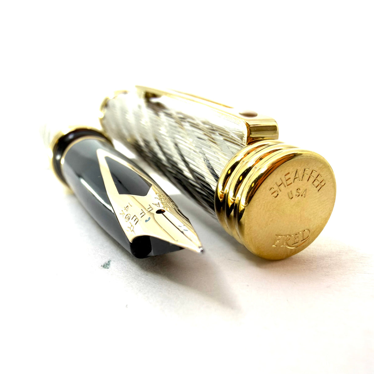Sheaffer Targa Fred Force 10 Special Edition Fountain Pen & Ballpoint Set - Fine 14kt Gold Nib