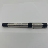 Delta Jubileum Sterling Silver Lever-Fill Limited Edition Fountain Pen - Medium 18kt Gold  Nib