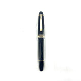 Montblanc Black Meisterstuck #146 LeGrand Fountain Pen -  Double Broad Oblique 14kt Gold Nib