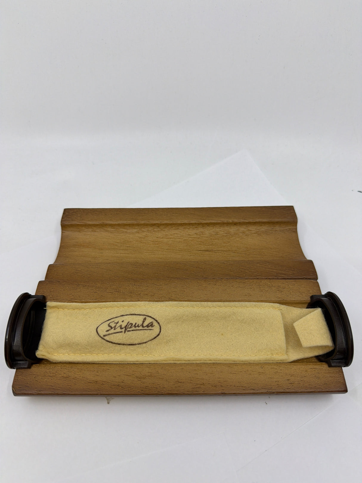 Stipula Novecento Woodgrain Ebonite Fountain Pen - Medium 18kt Gold Nib