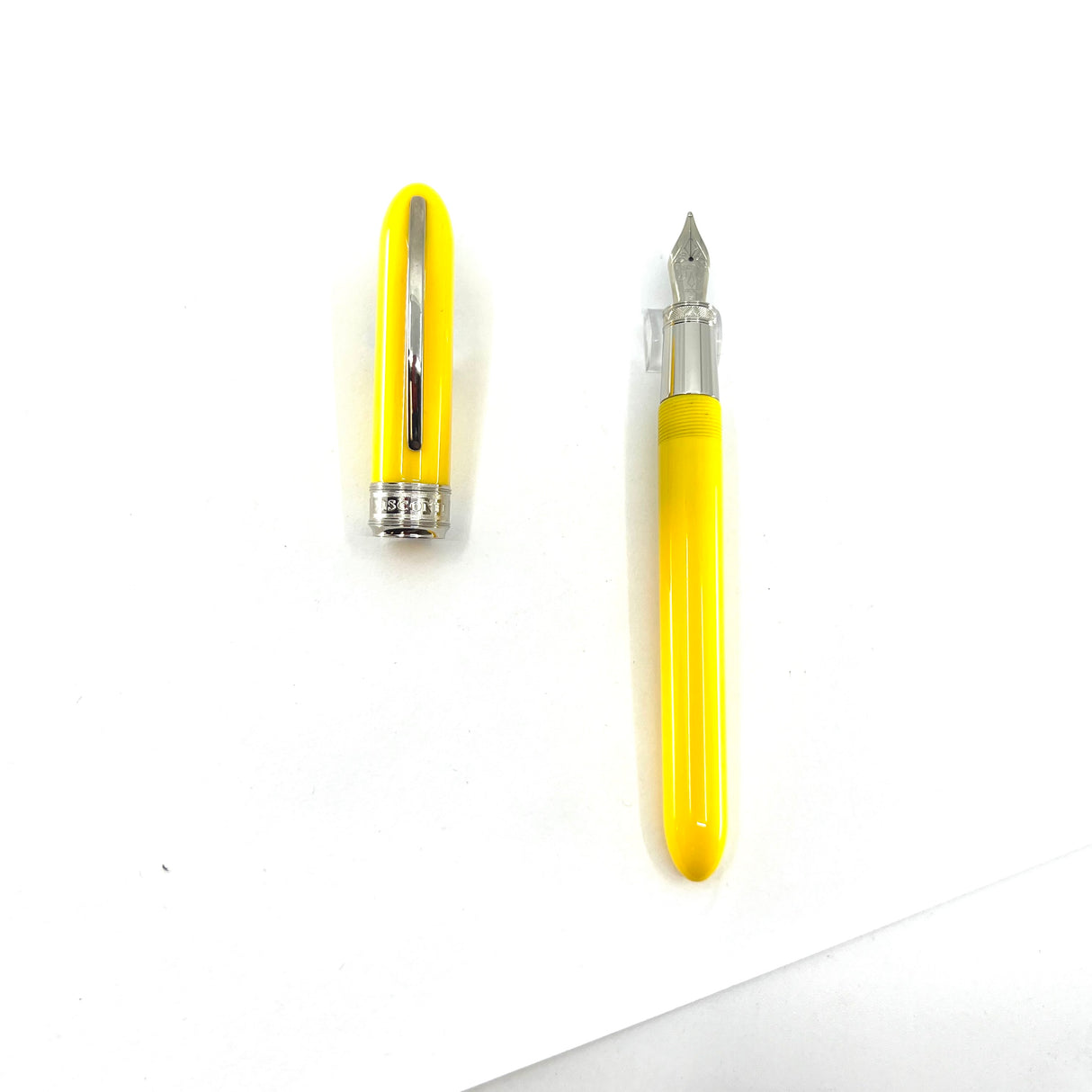 Visconti van Gogh First Generation Yellow Fountain Pen - Broad  Stainless Steel Nib