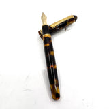 Platinum Tortoiseshell Celluloid #3776 Fountain Pen
