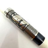 Pelikan M910 White Toledo  Fountain Pen - Fine 18kt Gold Nib