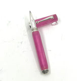 Montegrappa Micra Pink Celluloid Rollerball - Sterling Silver Trim