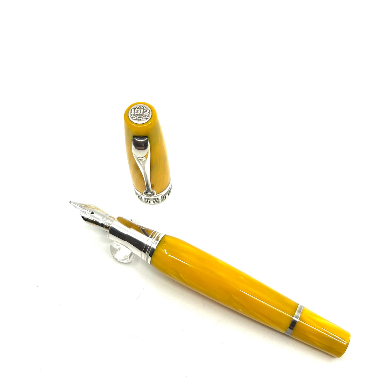 Montegrappa Miya Lustrous Yellow Celluloid Fountain Pen