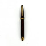 Waterman Carene Amber Shimmer Fountain Pen - Fine 18kt Gold Nib