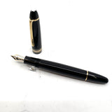 Montblanc Meisterstuck Black Resin #147 LeGrand Traveler Fountain Pen - Cartridge-Fill Only