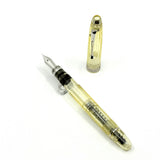 OMAS Ogiva Transparent Fluted Demonstrator Fountain Pen - Medium 18kt Gold Nib