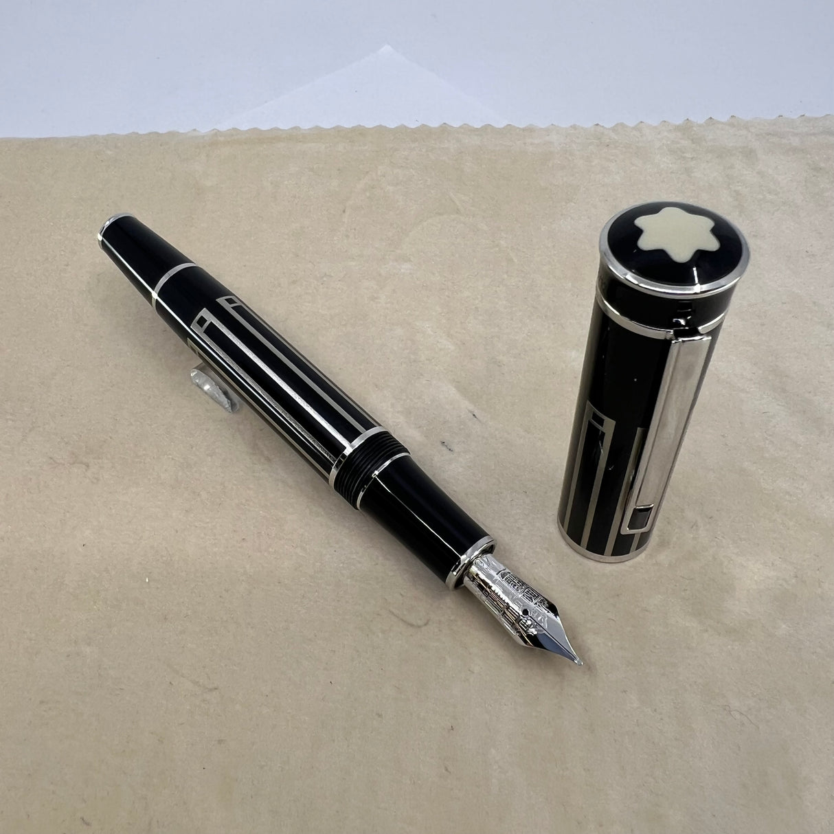 Montblanc Thomas Mann Writer's Limited Edition Fountain Pen - Fine 18kt Gold Nib
