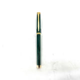 Pelikan Classic P381 Green Marbled Lacquer Slender Fountain Pen - Broad 14kt Gold Nib