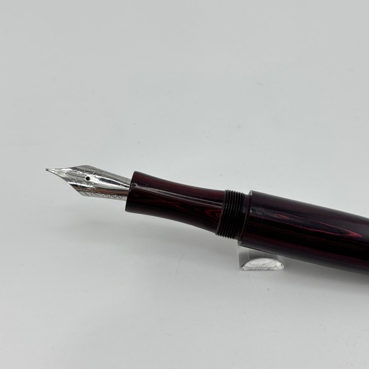 Ranga India Torpedo Purple ripple ebonite  - Fountain Pen