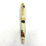 Sailor Profit  Maki-e Tale of Genji White Fountain Pen