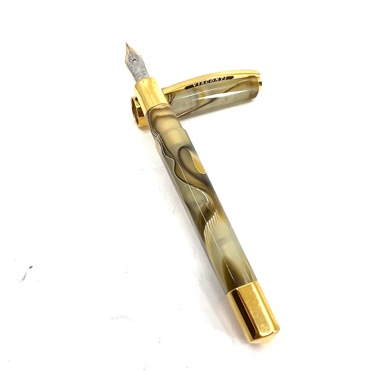 Visconti Opera Honey Almond Facetted Fountain Pen