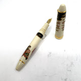 Sailor Profit  Maki-e Tale of Genji White Fountain Pen