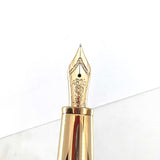 Montblanc Meisterstuck White Solitaire #145 Classique Fountain  Pen - Fine 18kt Gold Nib