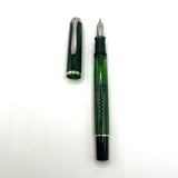 Pelikan Classic M205 Olivine Transparent Fountain Pen + Bottle of Edelstein Olivine Ink