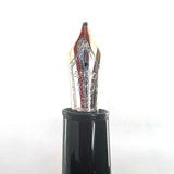 Montblanc Black Meisterstuck #146 LeGrand Fountain Pen -  Double Broad Oblique 14kt Gold Nib