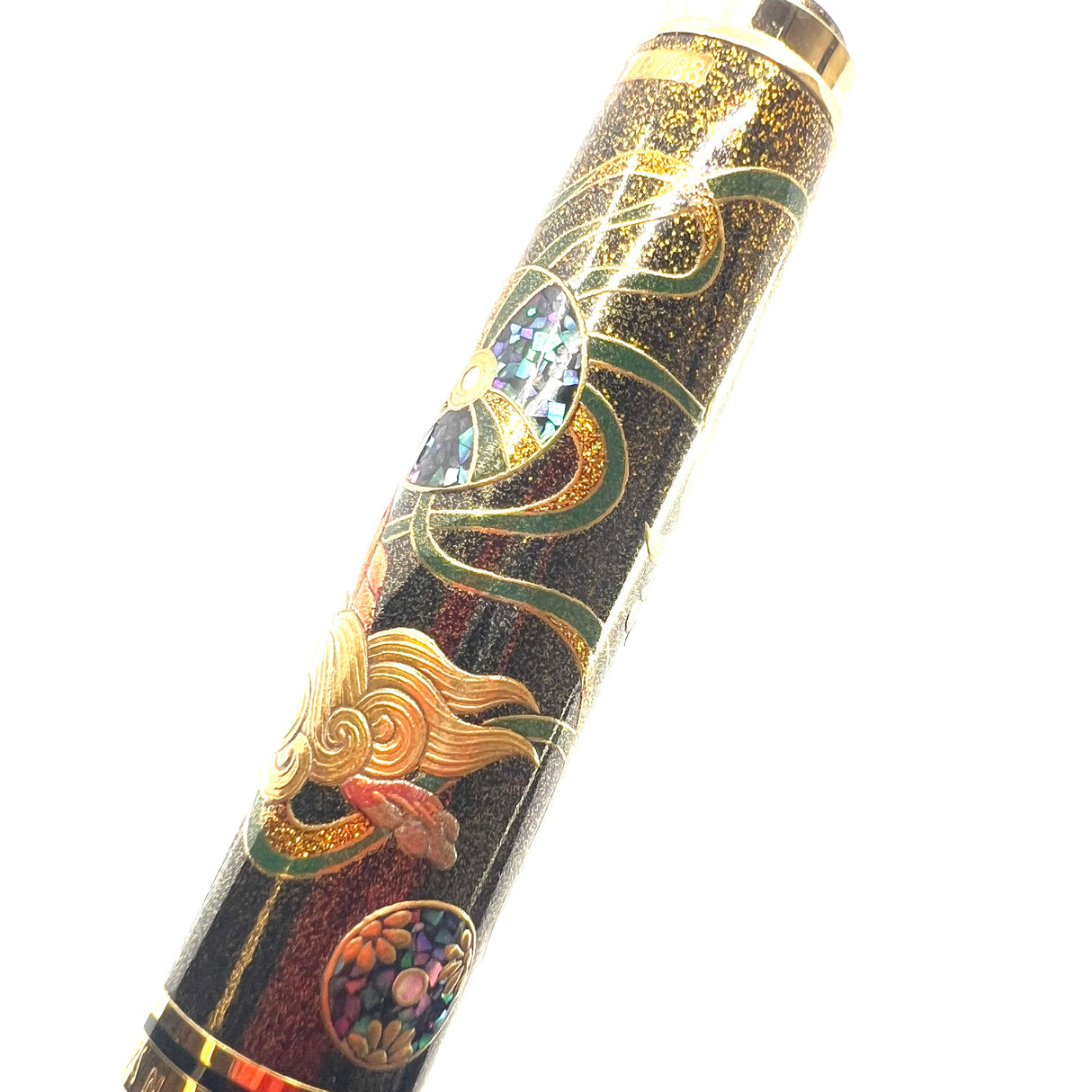 Pelikan Souveran M1000 Maki-e "Karajishi" Limited Edition Fountain Pen - #18 of 88 Pieces - Fine 18kt Gold Nib -  Complete Boxes & Booklets - MINT & RARE!!