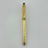 Cross Townsend Gold Plated - Made in USA circa 1990 - Roller Ball