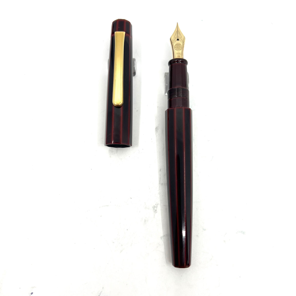 Nakaya Decapod Writer Aka-Tamenuri ST Fountain Pen RARE!