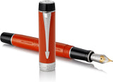 Parker Duofold Big Red Vintage Centennial Fountain Pen with Chrome Trim