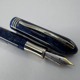 Visconti Amigdala "You & Me" Blue Marbled Limited Edition Fountain Pen  - Fine 14kt Gold  Nib