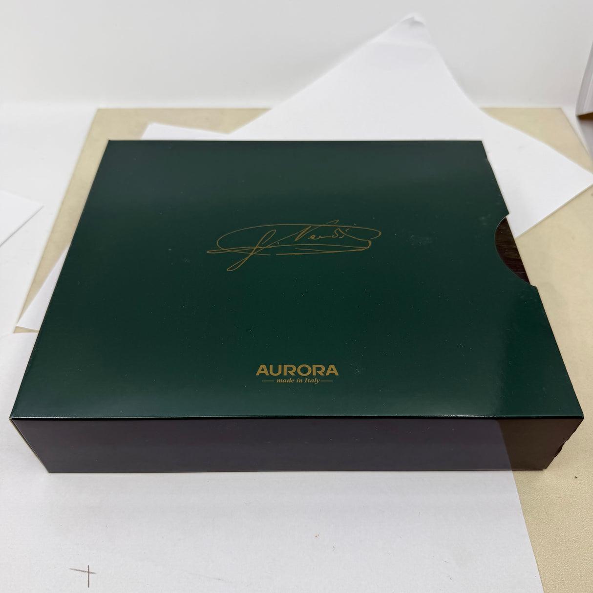 Aurora Guisseppe Verdi "Opera Doue"  Limited Edition Fountain Pen - Medium Italic 18kt Gold Nib