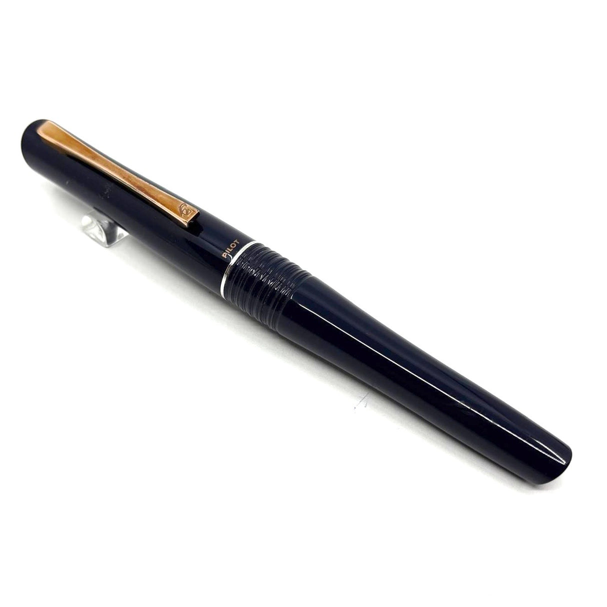 Pilot Blue Lacquered Bamboo Design Fountain Pen