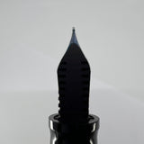 OMAS Doue Facetted Large Paragon Fountain Pen - Sterling Silver Cap - Fine 18kt Gold Nib