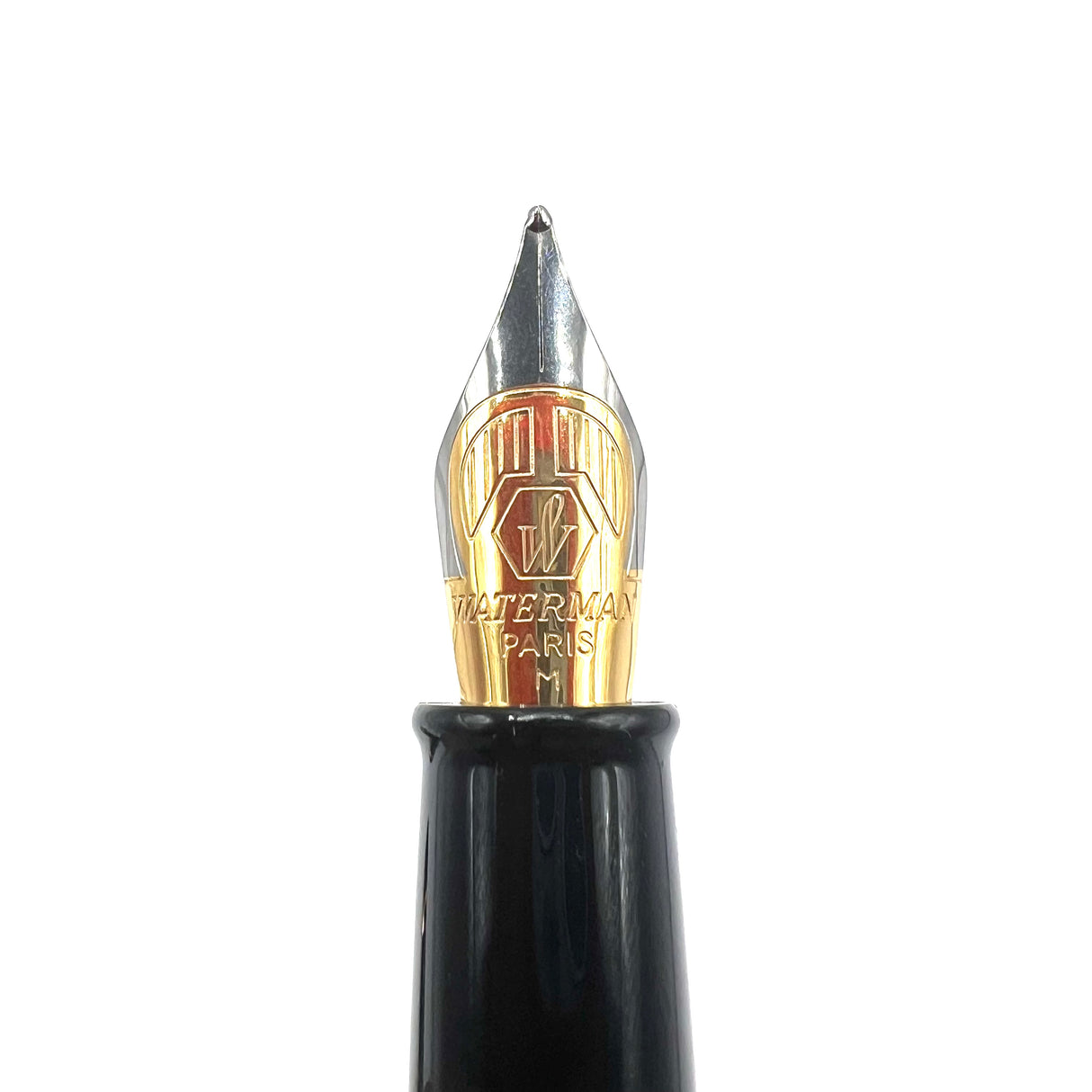Waterman Phileas Second Generation Blue Marble Fountain Pen- Medium Gilt Steel Nib