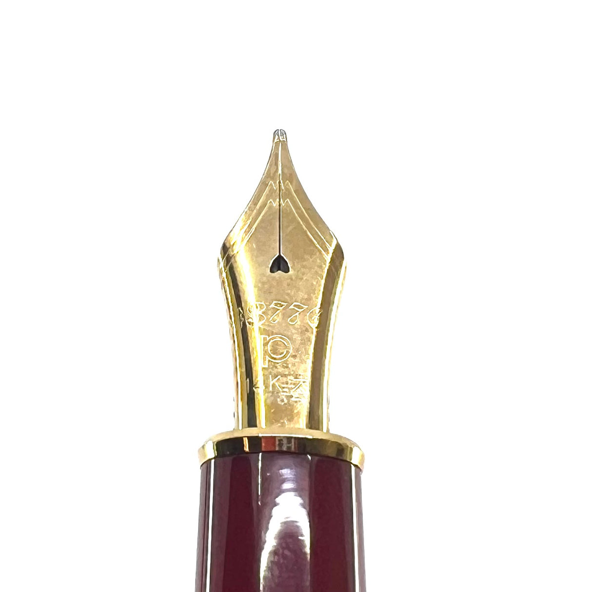 Platinum #3776 Tuscan Red Fountain Pen - Broad 14kt  Gold Nib