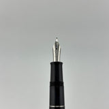 Pelikan M215 Black with silver rings   - Fountain Pen