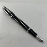 Visconti Black Divina Large Fountain Pen  - Broad 14kt Gold  Nib