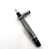 Montblanc Crystal Boheme Fountain Pen - Sterling Silver Stripes