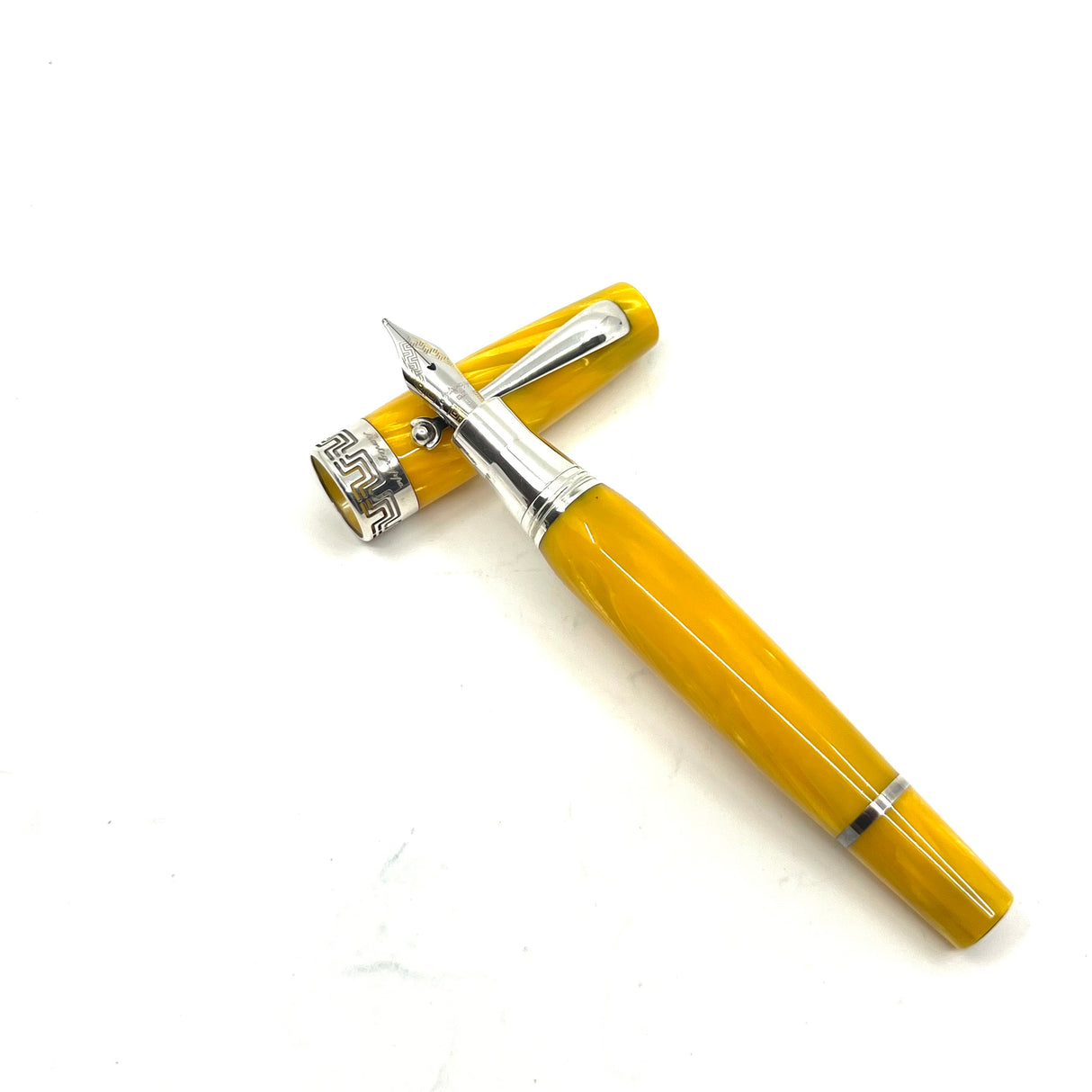 Montegrappa Miya Lustrous Yellow Celluloid Fountain Pen