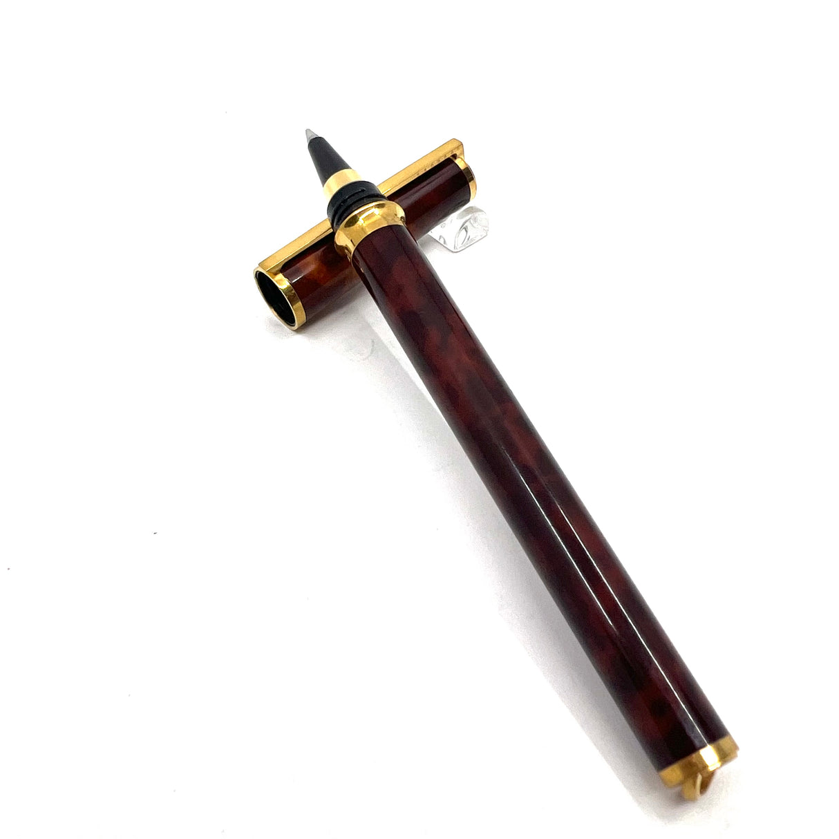 S. T. Dupont Mid-Size Montparnasse Tortoiseshell Laque de Chine Rollerball