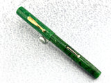 Aikin Lambert  New York "Mercantile"  Jade Green Celluloid   Fountain Pen