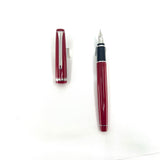 Pilot Red Resin Falcon Fountain Pen - Flexible Broad 14kt Gold Nib