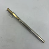Montblanc Noblesse Silver-Plated Etched Vertical Lines Fountain Pen  - Fine 18kt Gold Nib