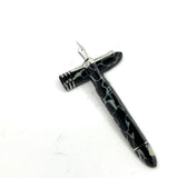 Omas #360 Black & White Marbled (Wild) Celluloid Limited Edition - Fountain Pen