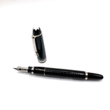 Montblanc Meisterstuck Mozart Black Resin Fountain Pen - Fine 14kt Gold Nib